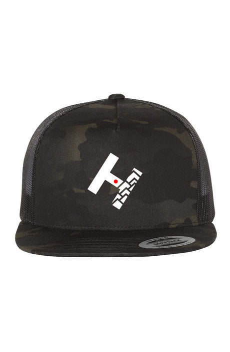 Multicam Black/ Black Trucker Cap